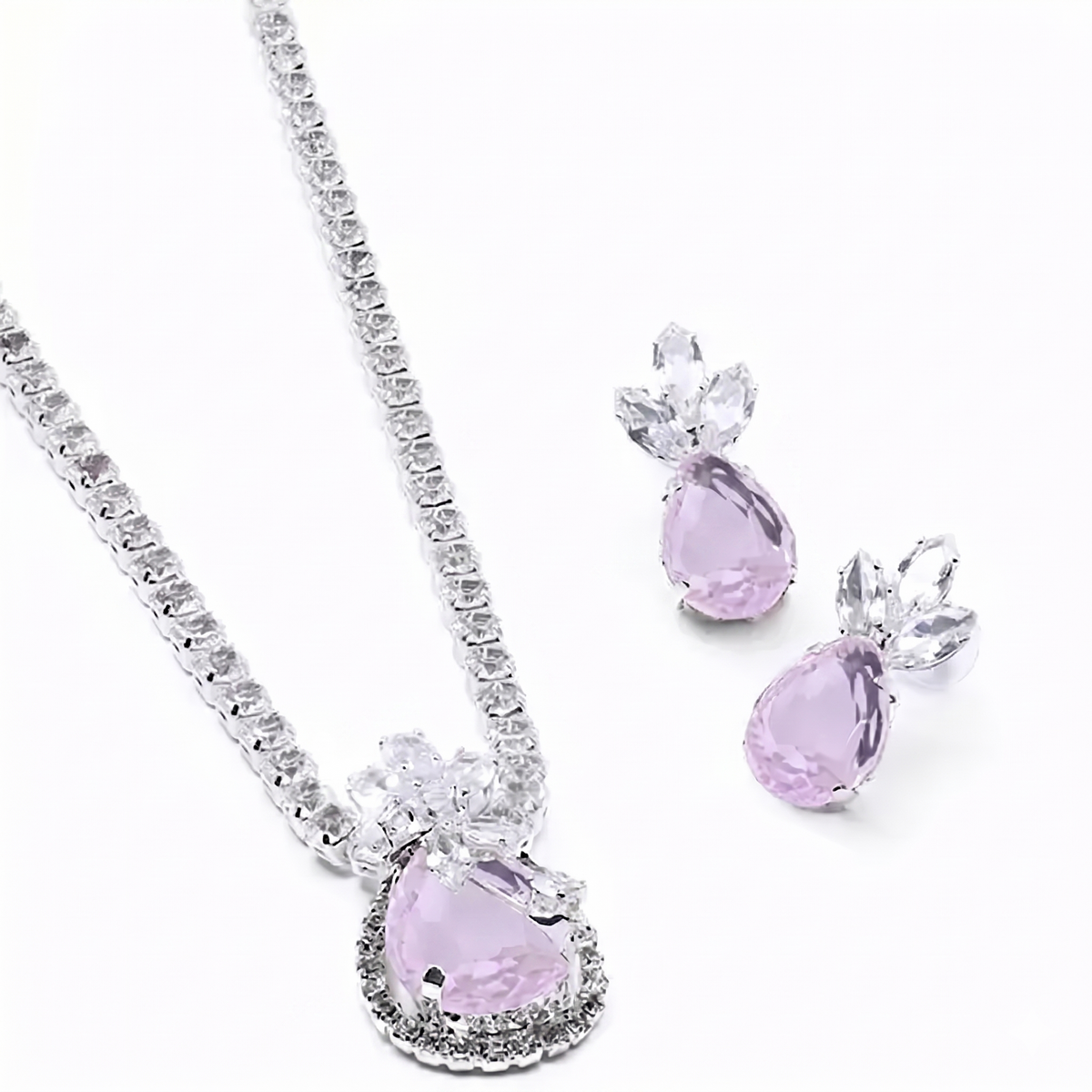 Deliacte Jewellery set Pink
