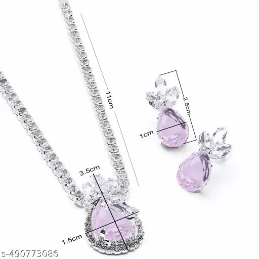 Deliacte Jewellery set Pink
