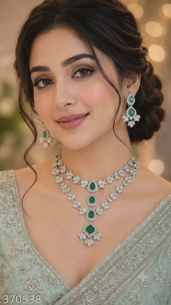 2 Layers Necklace Set