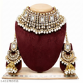 Kundan Set White